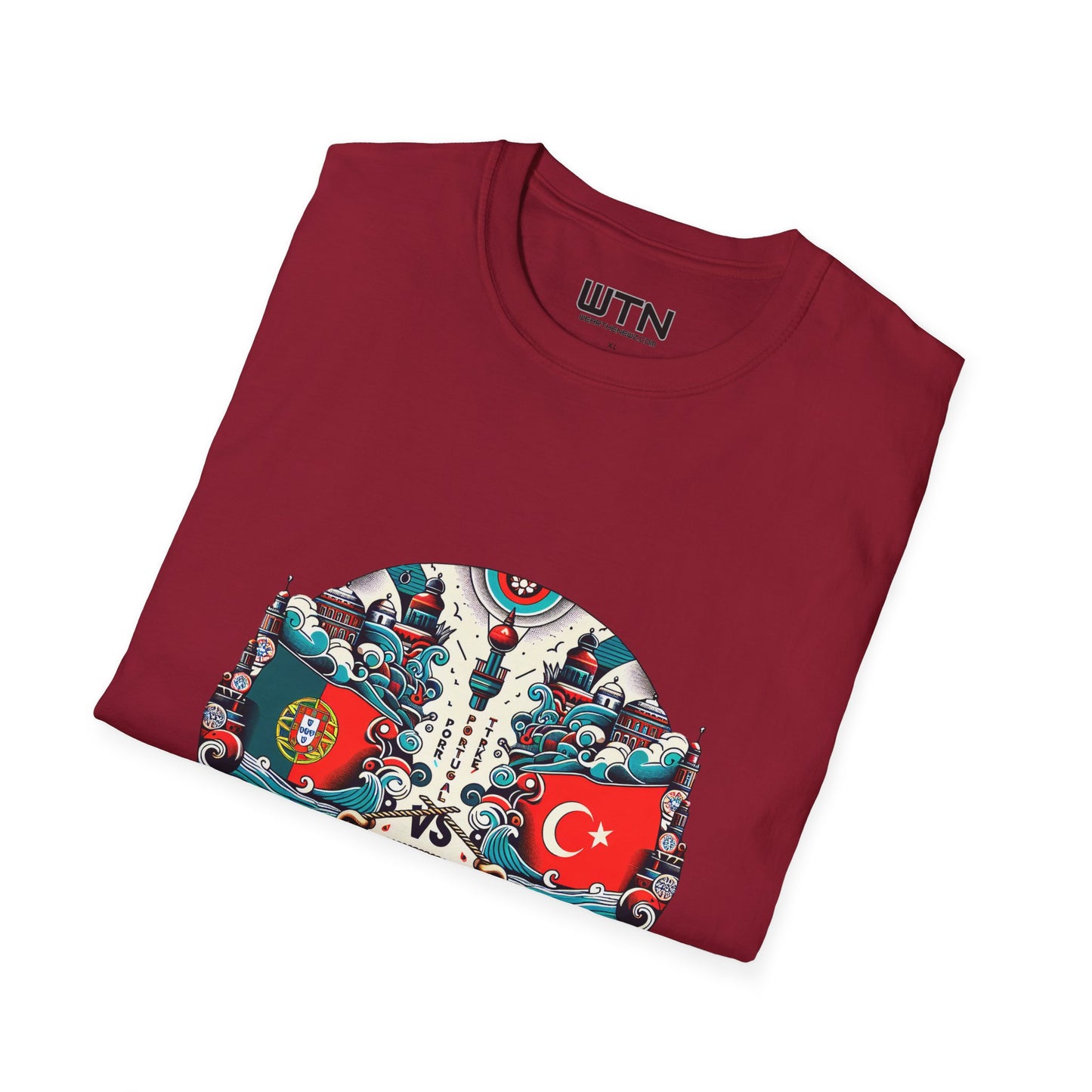 Portugal vs Turkey Inspired Mens Graphic Tee | Womens Graphic Tee | Awesome T Shirts