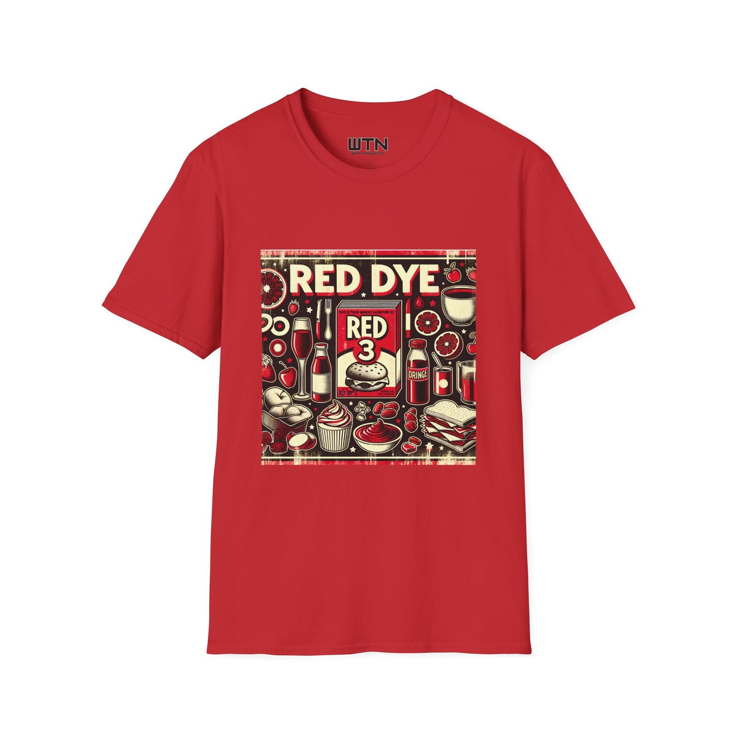 Red dye 3 Inspired Mens Graphic Tee | Womens Graphic Tee | Awesome T Shirts