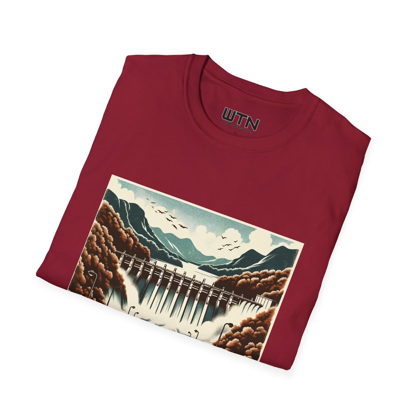 Lake Lure Dam Inspired Mens Graphic Tee | Womens Graphic Tee | Awesome T Shirts