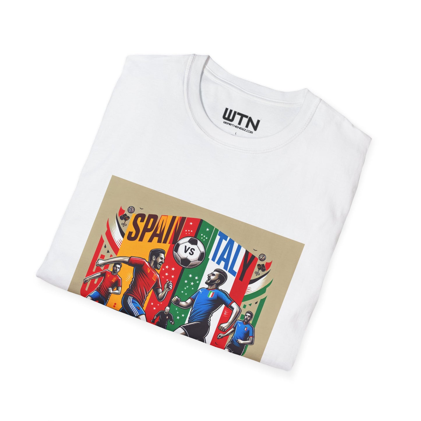 Italy vs Spain Inspired Mens Graphic Tee | Womens Graphic Tee | Awesome T Shirts