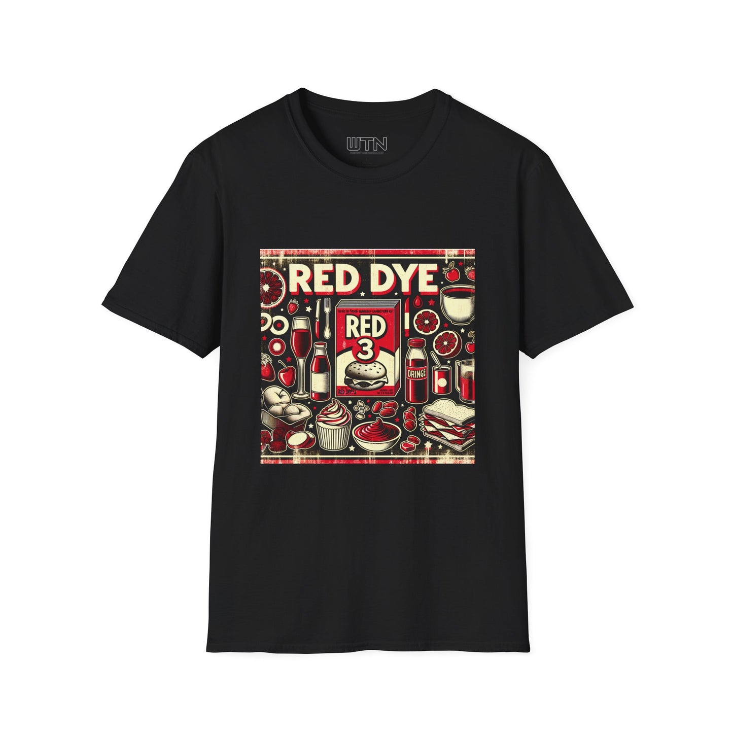 Red dye 3 Inspired Mens Graphic Tee | Womens Graphic Tee | Awesome T Shirts