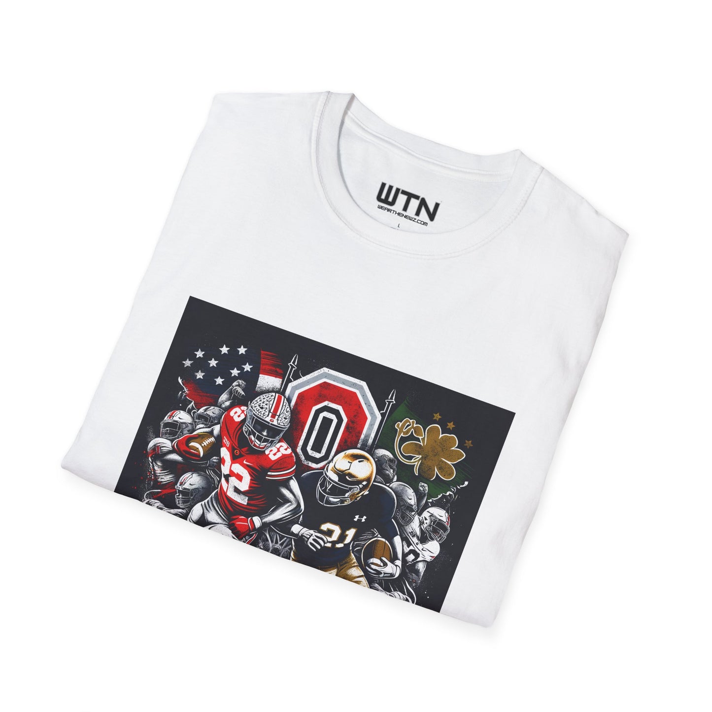 Ohio State vs Notre Dame Inspired Mens Graphic Tee | Womens Graphic Tee | Awesome T Shirts