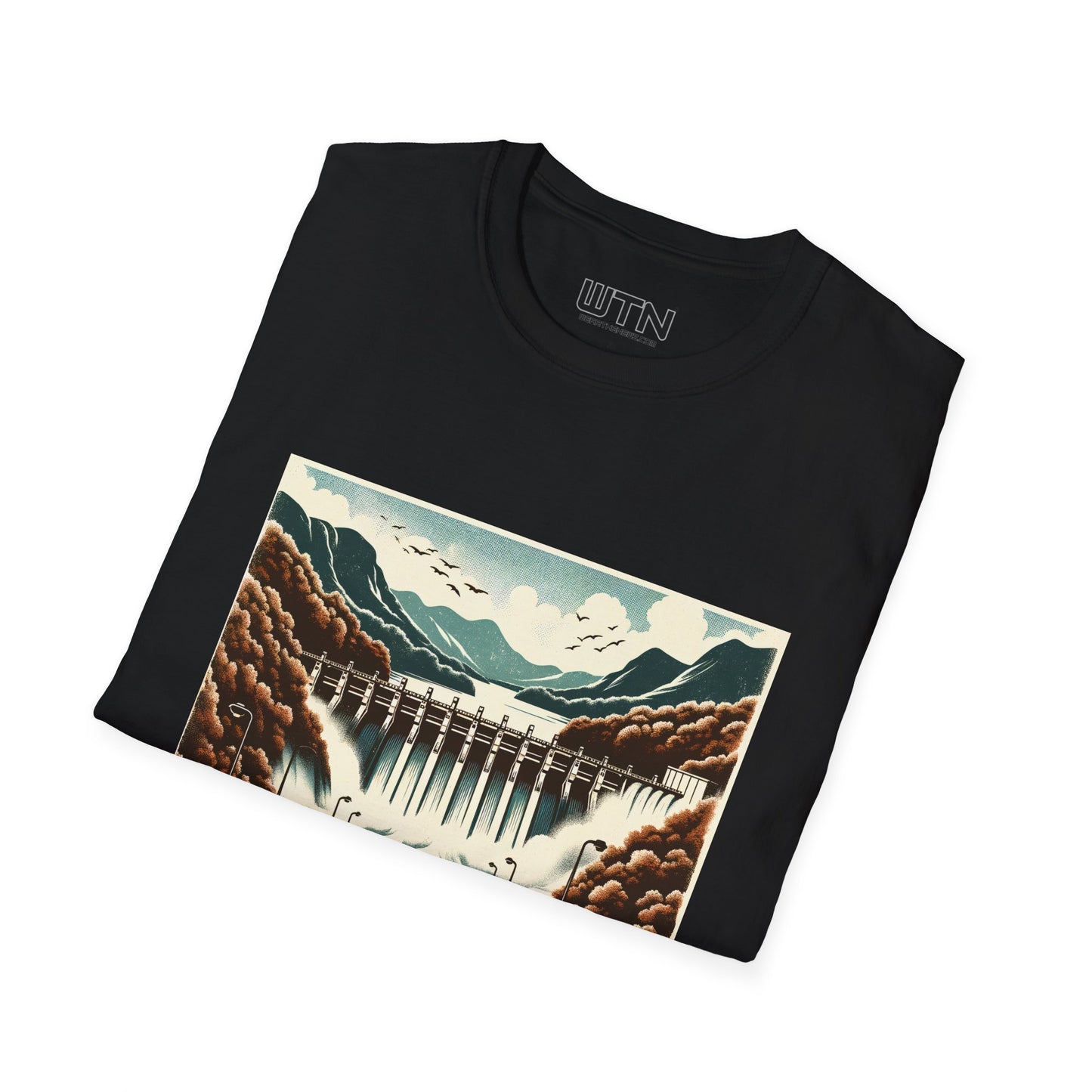 Lake Lure Dam Inspired Mens Graphic Tee | Womens Graphic Tee | Awesome T Shirts