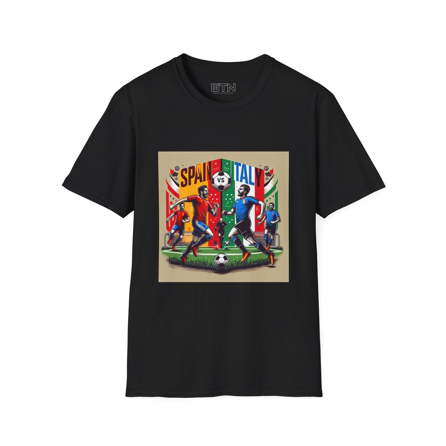 Italy vs Spain Inspired Mens Graphic Tee | Womens Graphic Tee | Awesome T Shirts