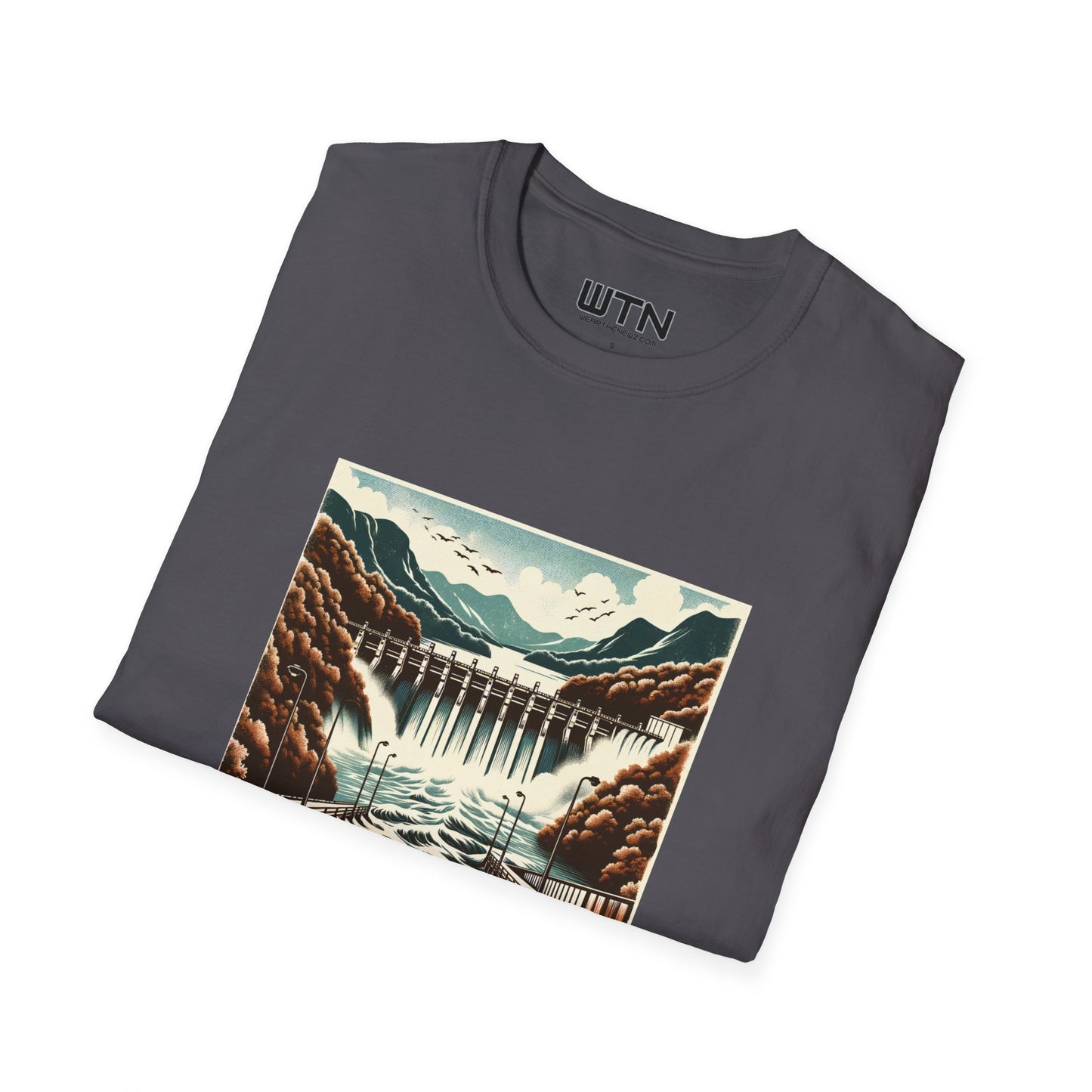 Lake Lure Dam Inspired Mens Graphic Tee | Womens Graphic Tee | Awesome T Shirts