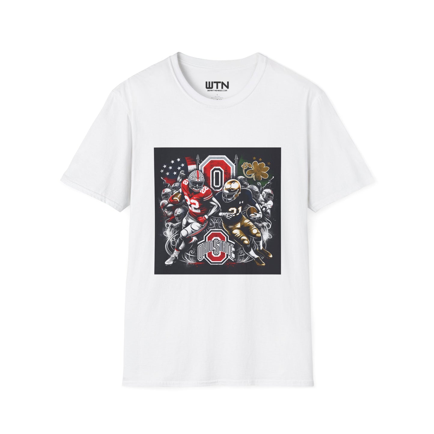 Ohio State vs Notre Dame Inspired Mens Graphic Tee | Womens Graphic Tee | Awesome T Shirts