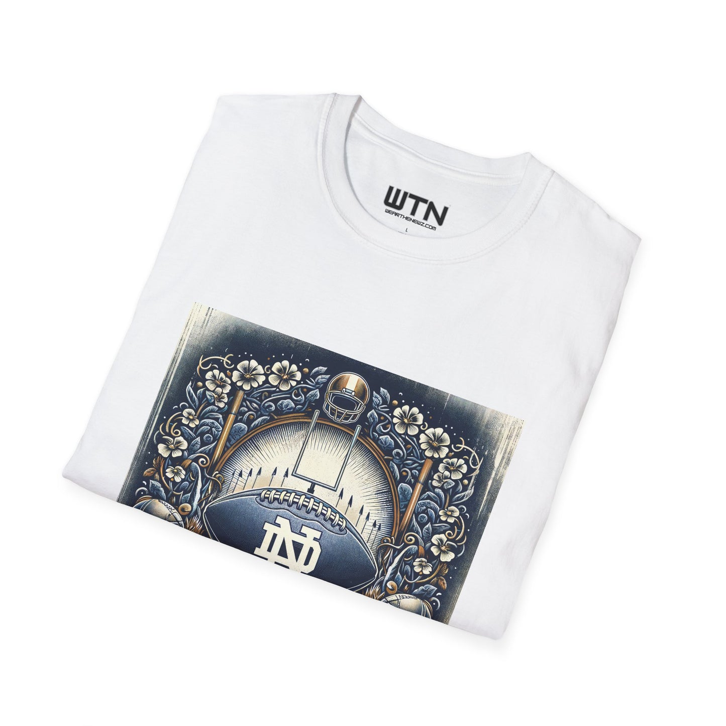 Notre Dame Football Inspired Mens Graphic Tee | Womens Graphic Tee | Awesome T Shirts