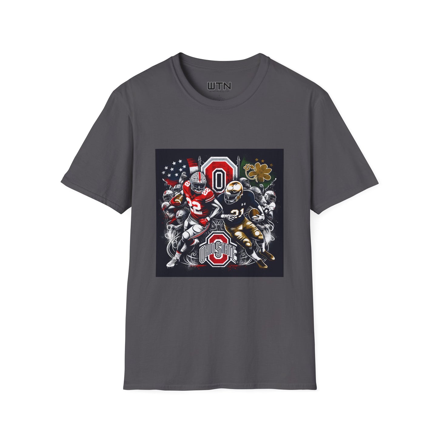 Ohio State vs Notre Dame Inspired Mens Graphic Tee | Womens Graphic Tee | Awesome T Shirts