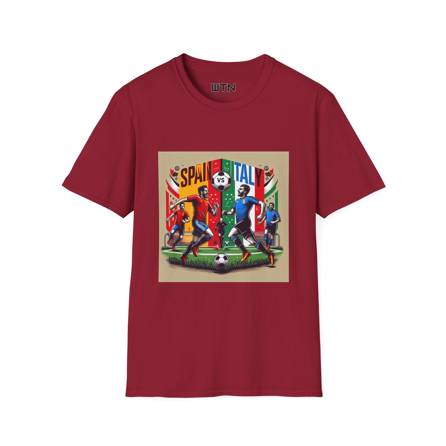 Italy vs Spain Inspired Mens Graphic Tee | Womens Graphic Tee | Awesome T Shirts