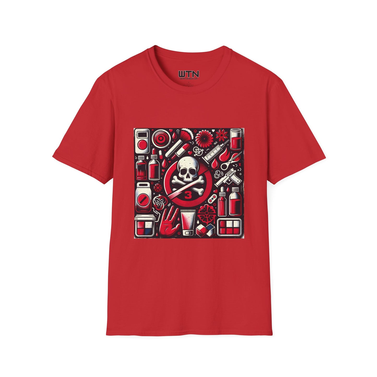 Red Dye 3 Inspired Mens Graphic Tee | Womens Graphic Tee | Awesome T Shirts