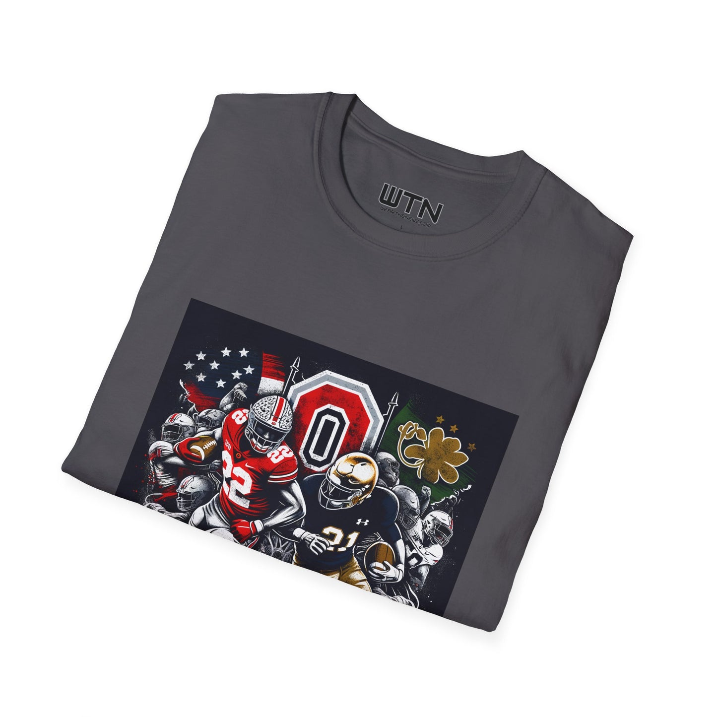 Ohio State vs Notre Dame Inspired Mens Graphic Tee | Womens Graphic Tee | Awesome T Shirts
