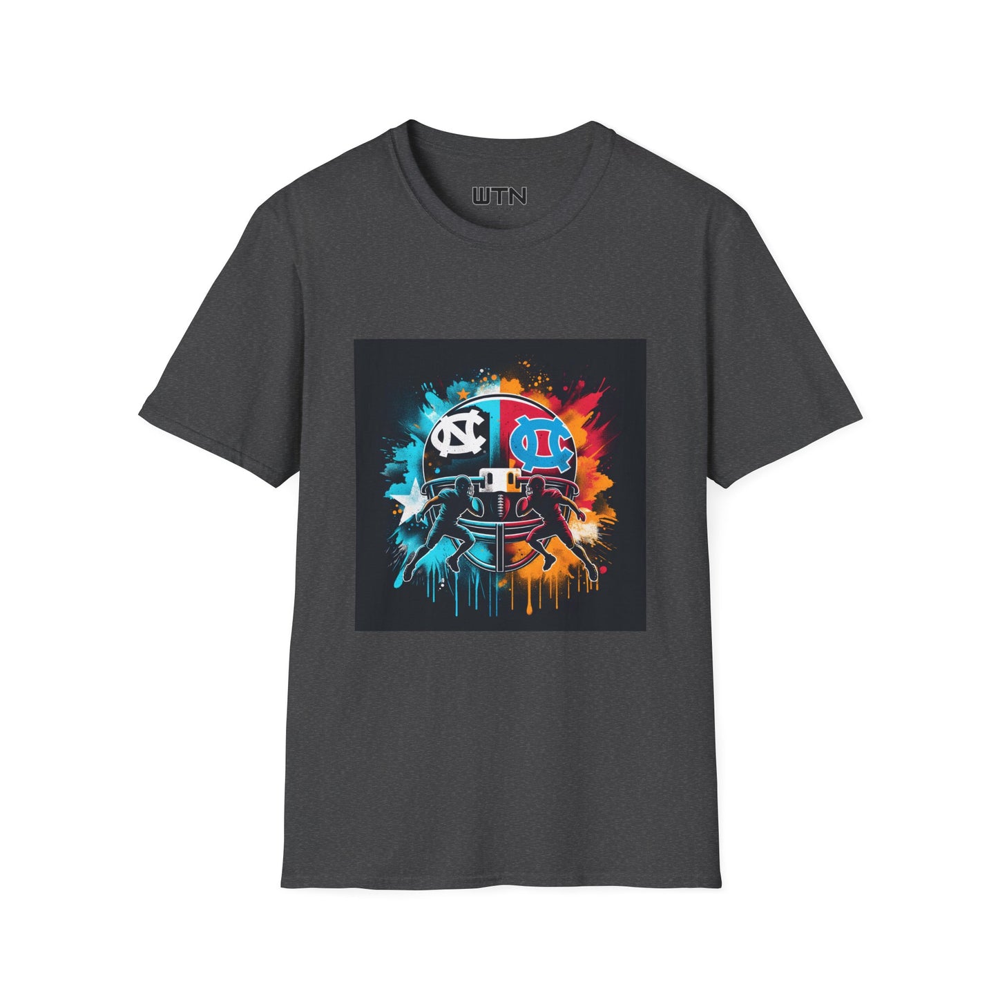 UNC football Inspired Mens Graphic Tee | Womens Graphic Tee | Awesome T Shirts