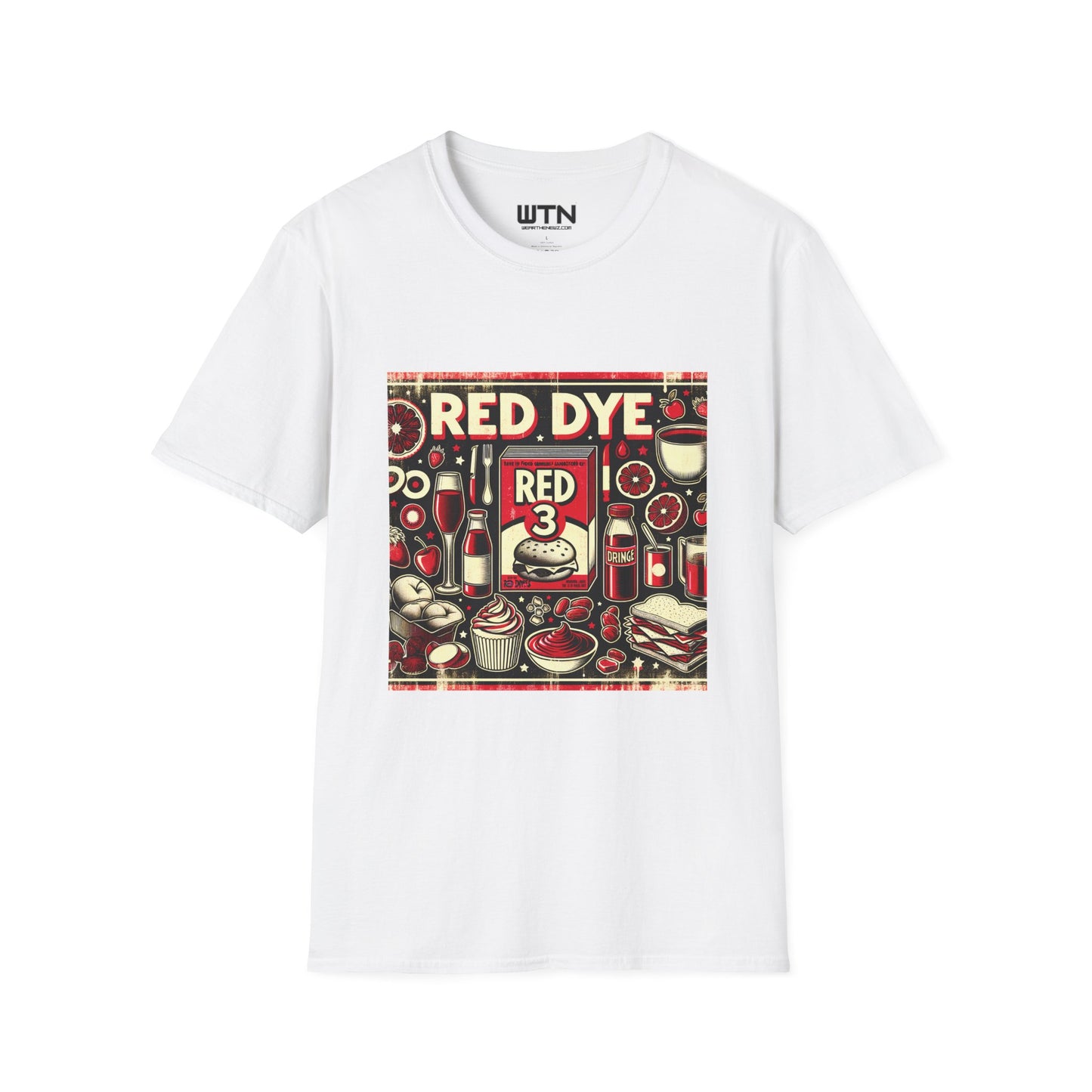 Red dye 3 Inspired Mens Graphic Tee | Womens Graphic Tee | Awesome T Shirts