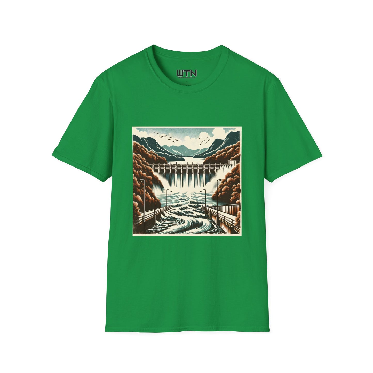 Lake Lure Dam Inspired Mens Graphic Tee | Womens Graphic Tee | Awesome T Shirts