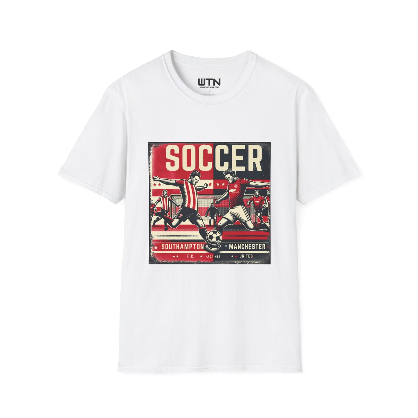 Southampton vs Man U (Upscaled) Inspired Mens Graphic Tee | Womens Graphic Tee | Awesome T Shirts