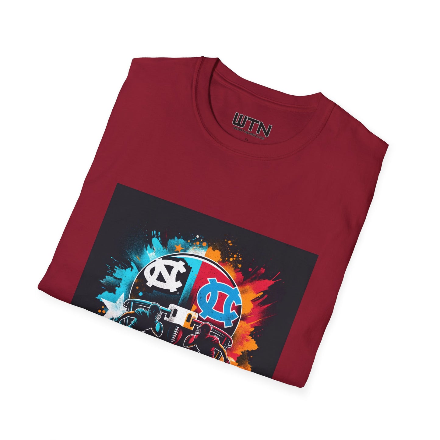 UNC football Inspired Mens Graphic Tee | Womens Graphic Tee | Awesome T Shirts