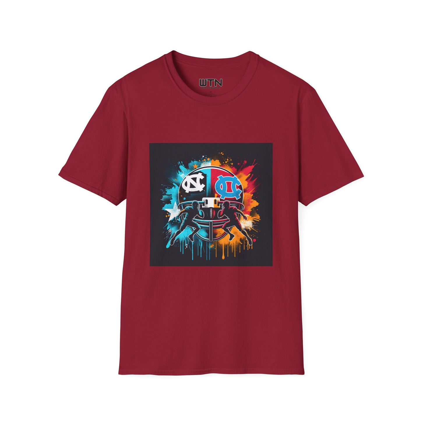 UNC football Inspired Mens Graphic Tee | Womens Graphic Tee | Awesome T Shirts