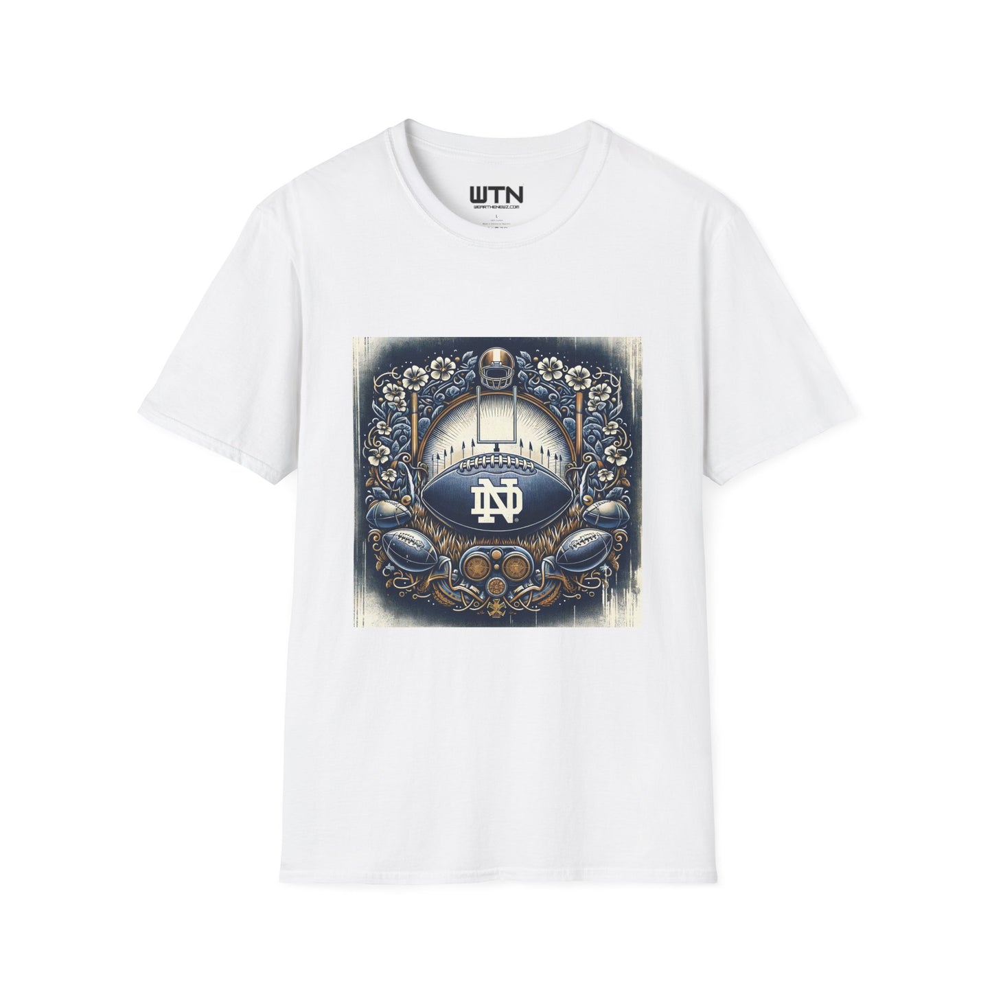 Notre Dame Football Inspired Mens Graphic Tee | Womens Graphic Tee | Awesome T Shirts