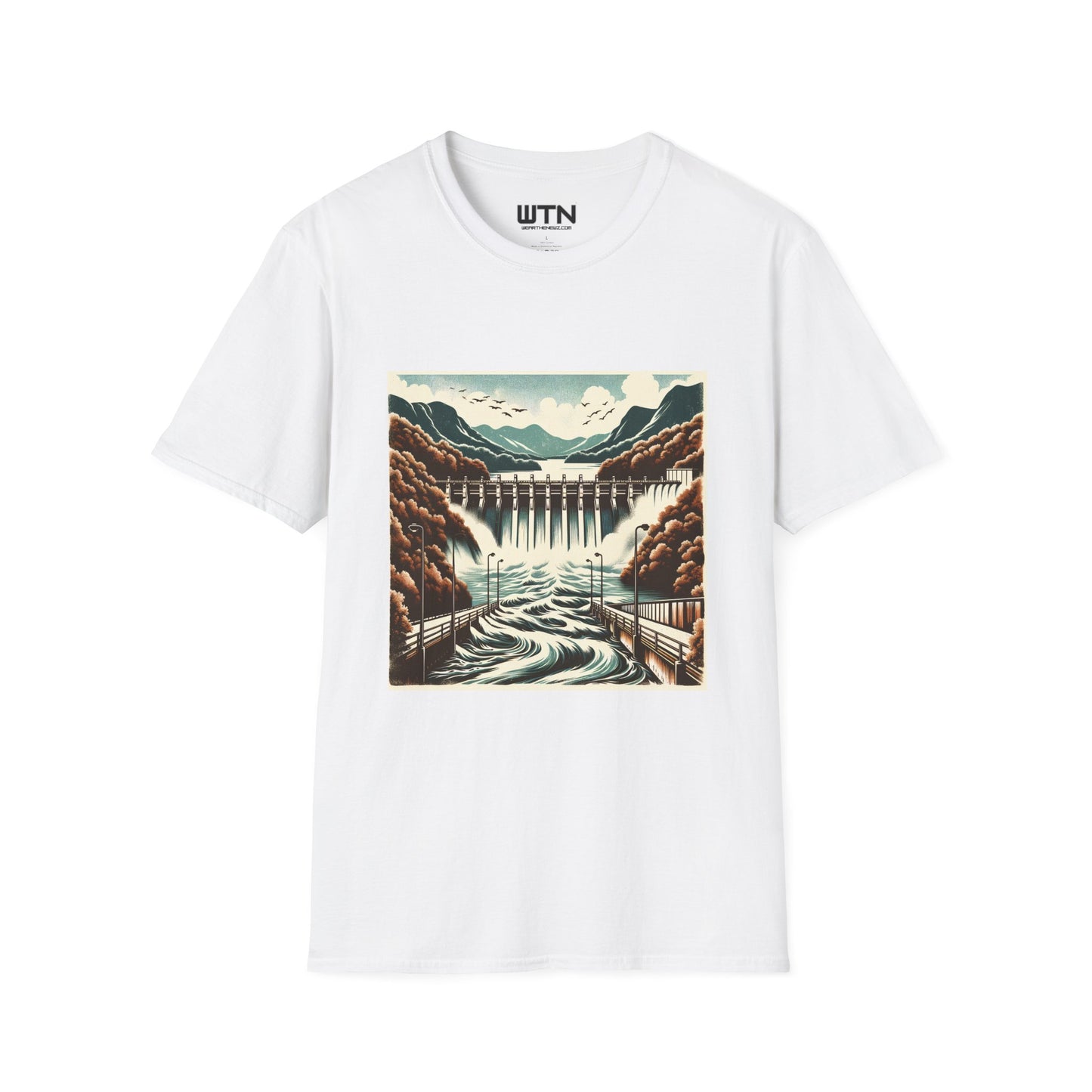 Lake Lure Dam Inspired Mens Graphic Tee | Womens Graphic Tee | Awesome T Shirts