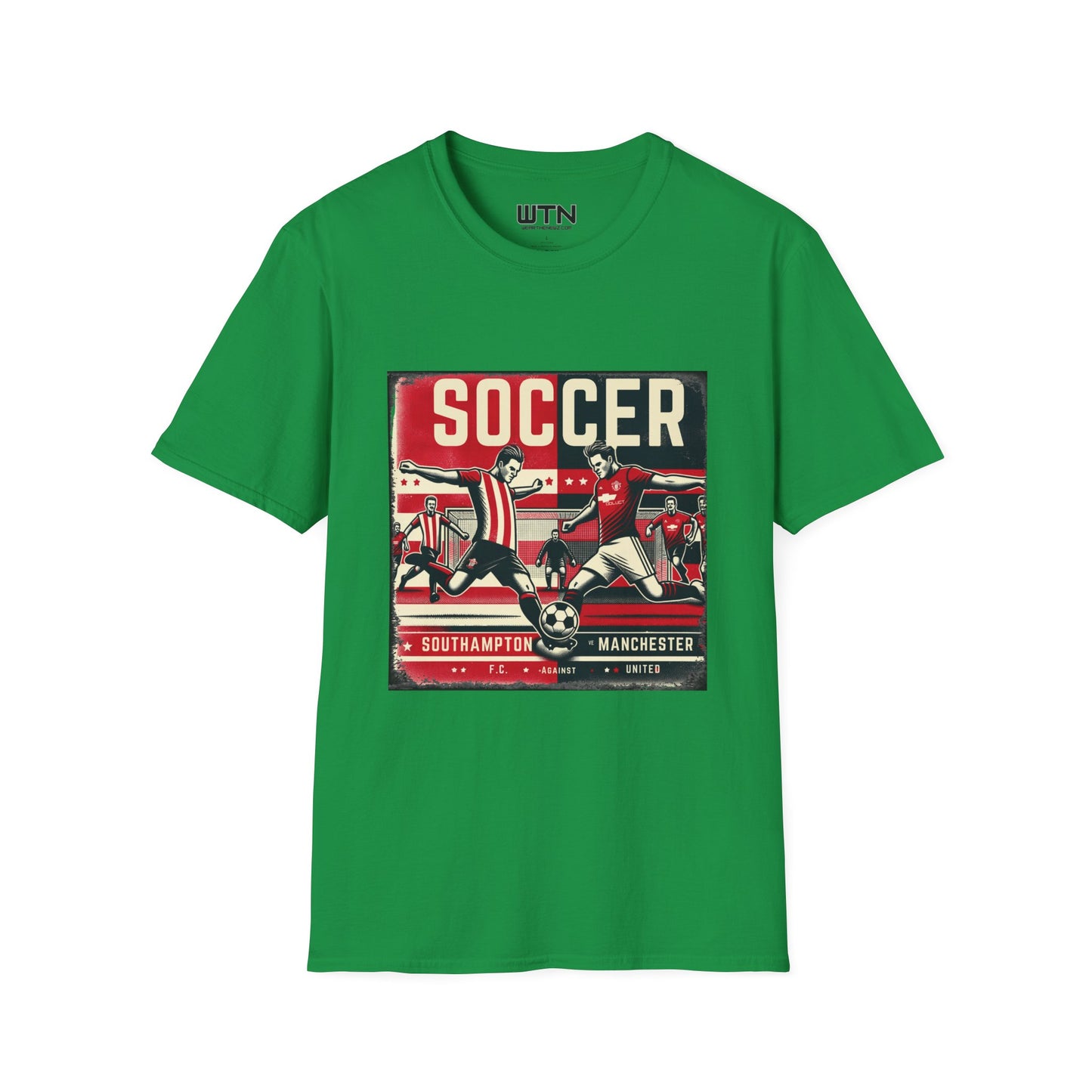 Southampton vs Man U (Upscaled) Inspired Mens Graphic Tee | Womens Graphic Tee | Awesome T Shirts