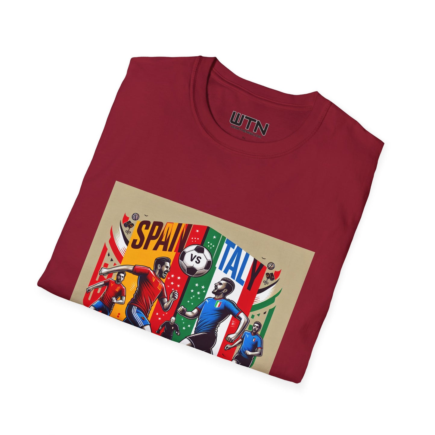 Italy vs Spain Inspired Mens Graphic Tee | Womens Graphic Tee | Awesome T Shirts