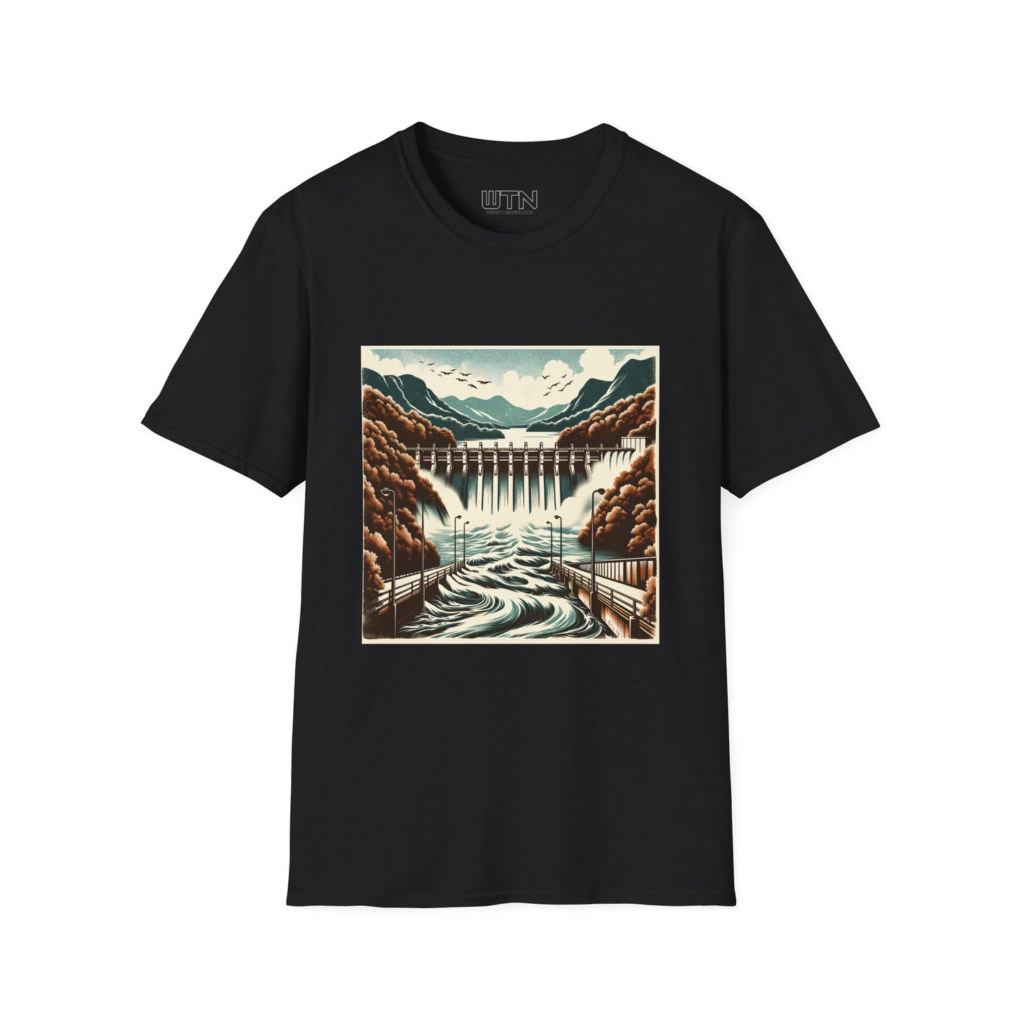 Lake Lure Dam Inspired Mens Graphic Tee | Womens Graphic Tee | Awesome T Shirts
