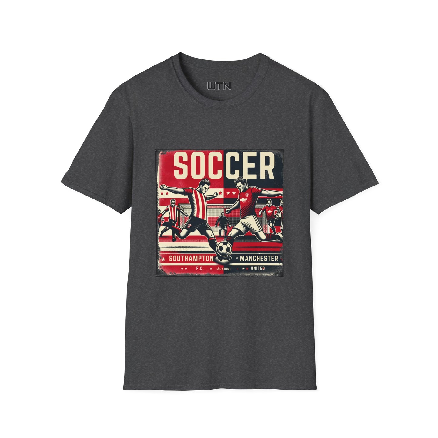 Southampton vs Man U (Upscaled) Inspired Mens Graphic Tee | Womens Graphic Tee | Awesome T Shirts