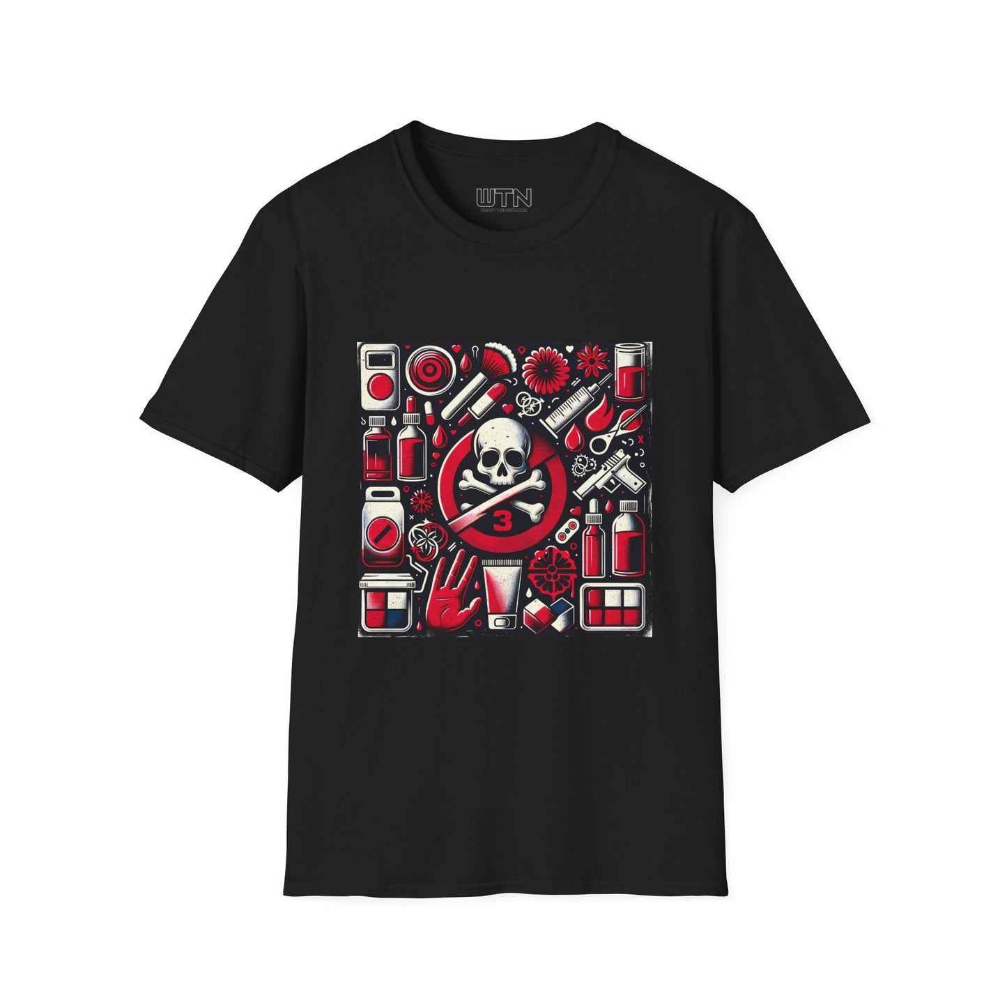 Red Dye 3 Inspired Mens Graphic Tee | Womens Graphic Tee | Awesome T Shirts