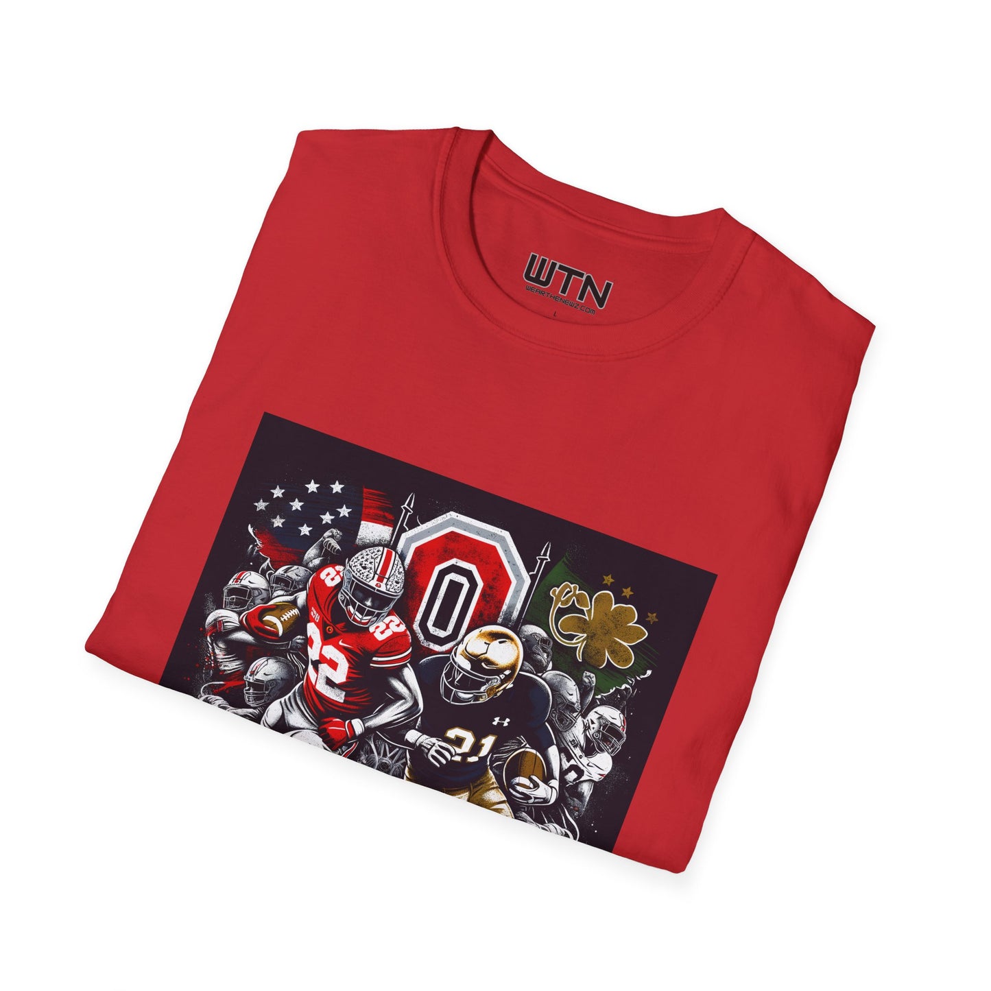 Ohio State vs Notre Dame Inspired Mens Graphic Tee | Womens Graphic Tee | Awesome T Shirts