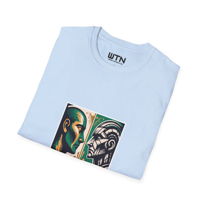 Gallery Duel: AI vs Human Art Deco Art Tee