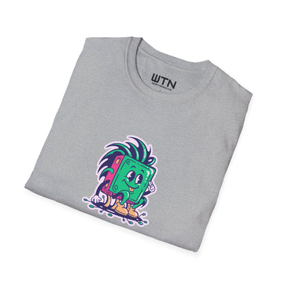 Quantum Mood Chip Mascot Graphic Tee