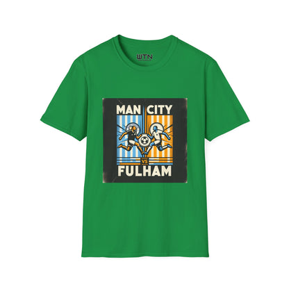 Man City vs Fulham Inspired Mens Graphic Tee | Womens Graphic Tee | Awesome T Shirts