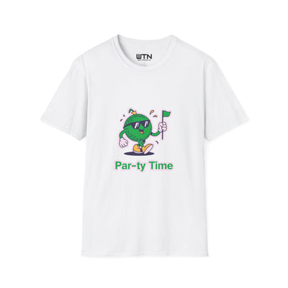 Par-Ty Golf Ball Mascot Graphic Tee
