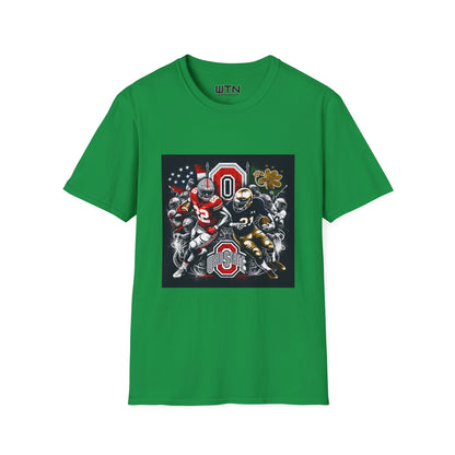 Ohio State vs Notre Dame Inspired Mens Graphic Tee | Womens Graphic Tee | Awesome T Shirts
