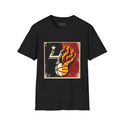 Spurs vs Trail Blazers Inspired Mens Graphic Tee | Womens Graphic Tee | Awesome T Shirts