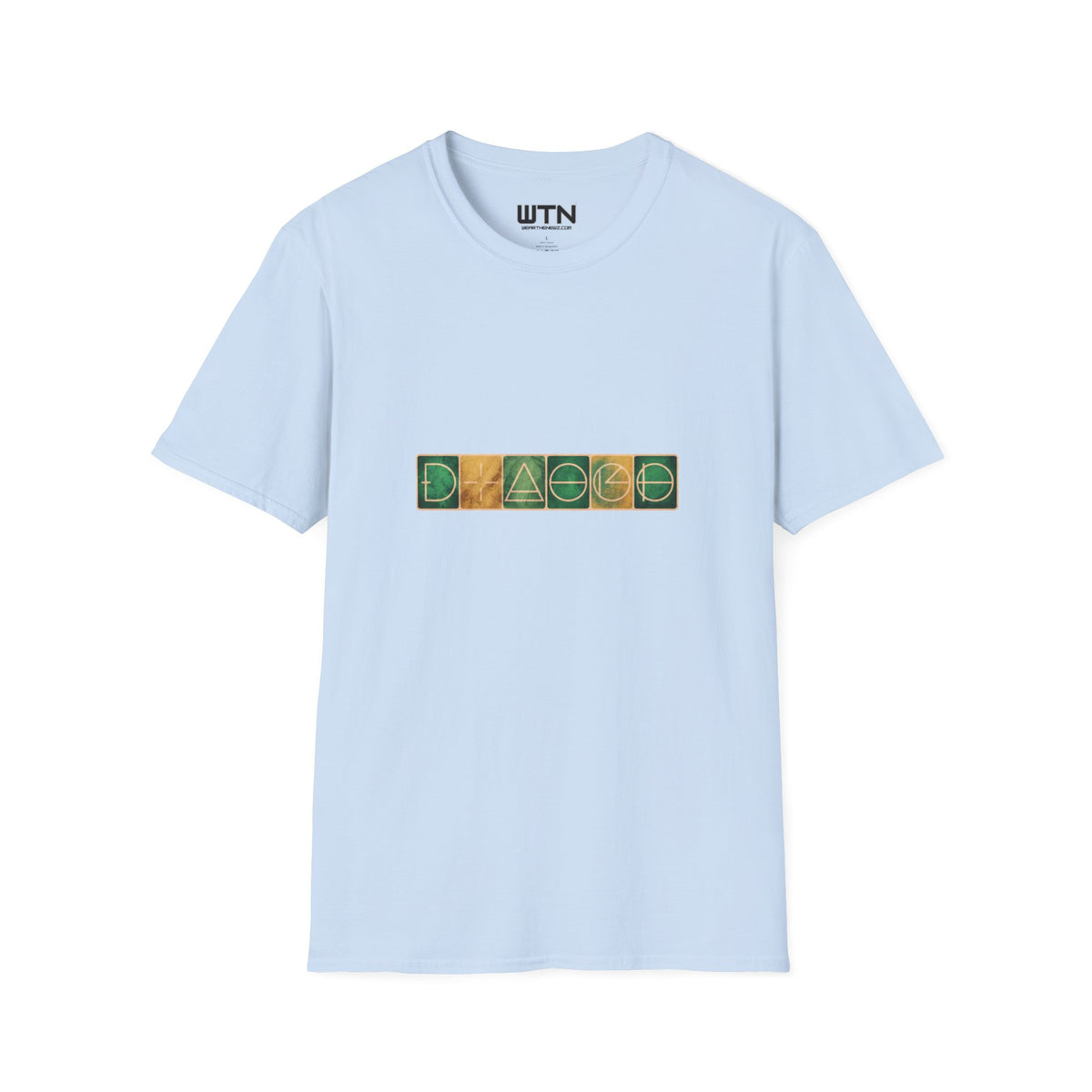 Minimal Crossword Grid Daily Puzzle Art Tee
