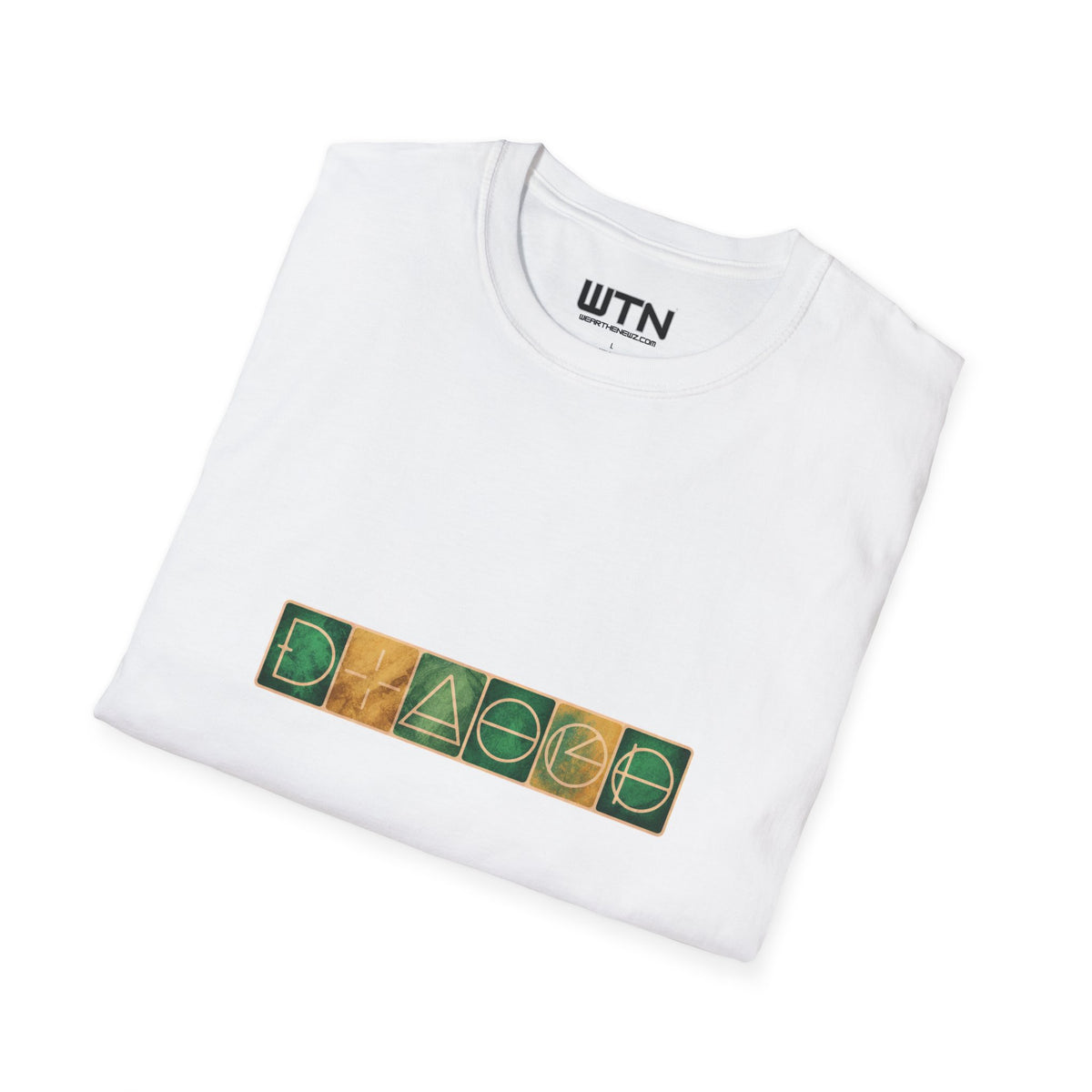 Minimal Crossword Grid Daily Puzzle Art Tee