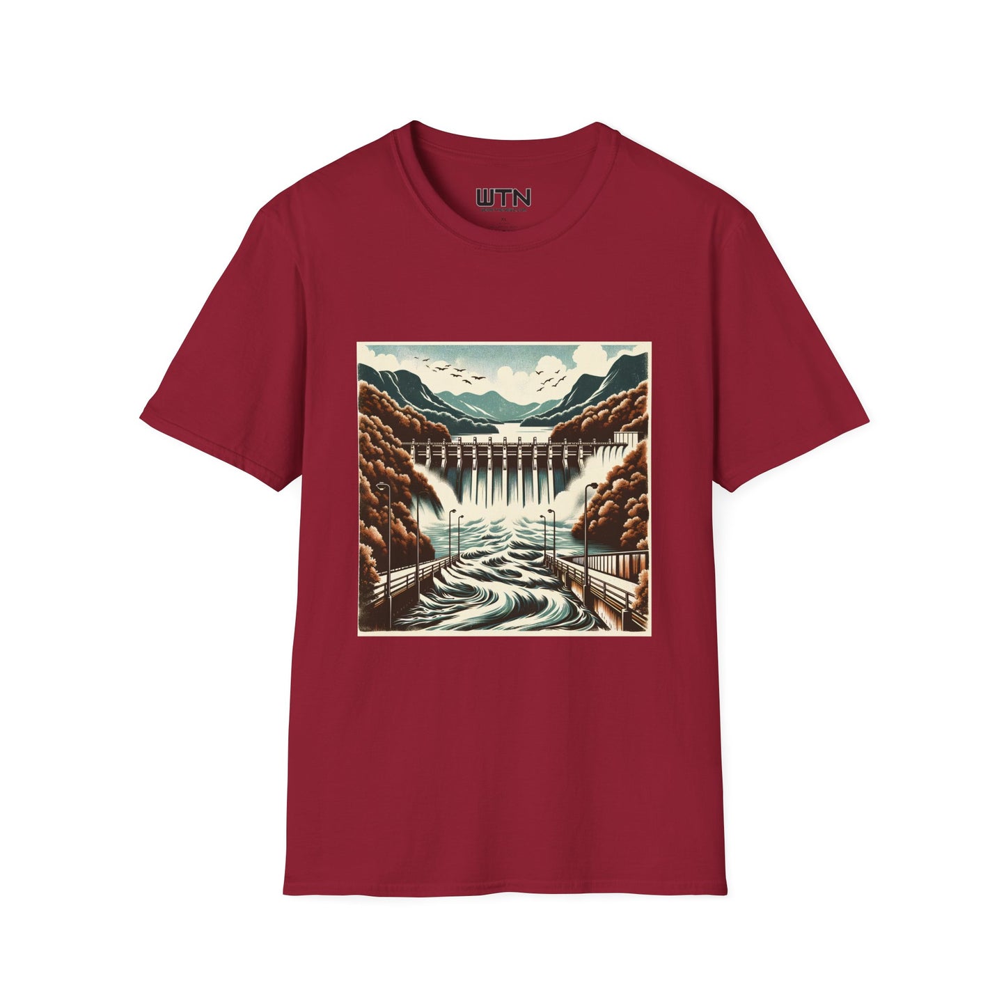 Lake Lure Dam Inspired Mens Graphic Tee | Womens Graphic Tee | Awesome T Shirts