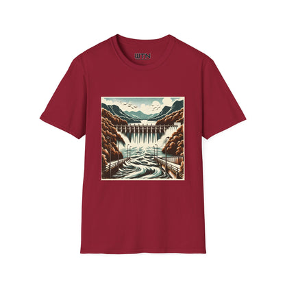 Lake Lure Dam Inspired Mens Graphic Tee | Womens Graphic Tee | Awesome T Shirts