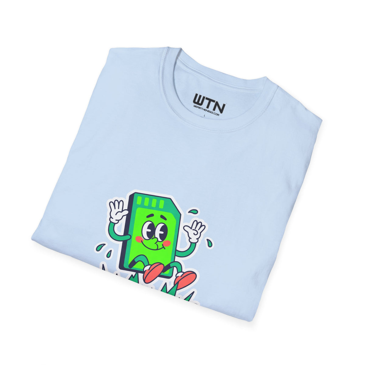 Hold, Please! SD Card Rollercoaster Graphic Tee