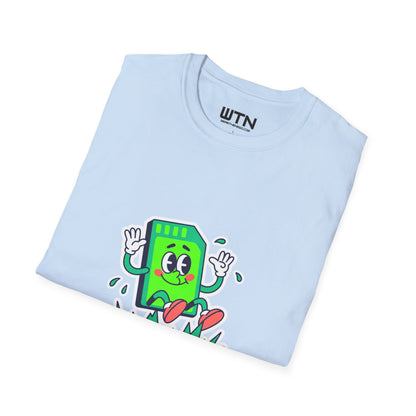 Hold, Please! SD Card Rollercoaster Graphic Tee