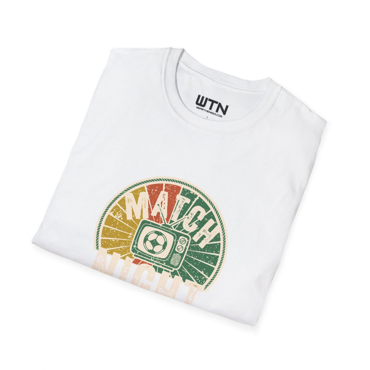 Match Night Weekend Retro Badge Graphic Tee