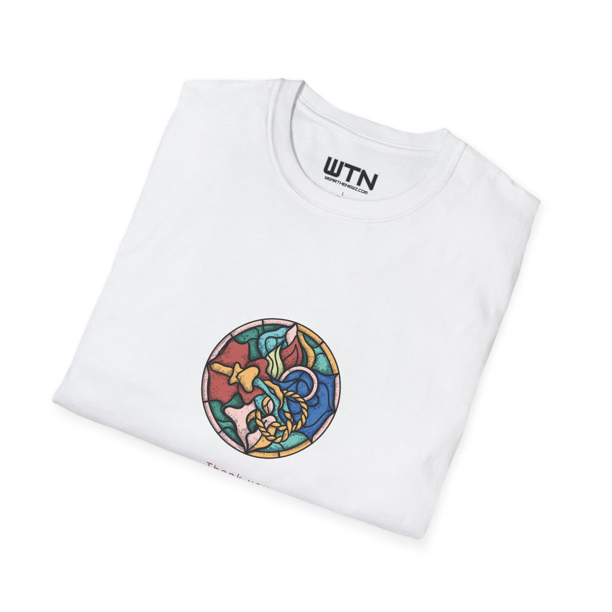 Quiet Badge of Thanks — First Responders Art Tee