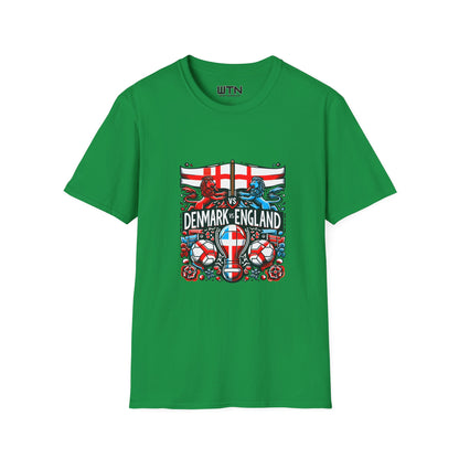 Denmark vs England  Inspired Mens Graphic Tee | Womens Graphic Tee | Awesome T Shirts