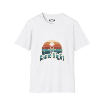 Retro Game Night Badge Graphic Tee