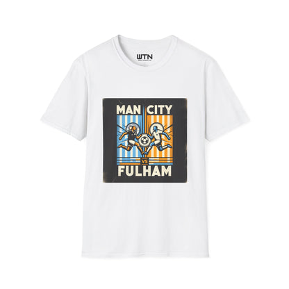 Man City vs Fulham Inspired Mens Graphic Tee | Womens Graphic Tee | Awesome T Shirts