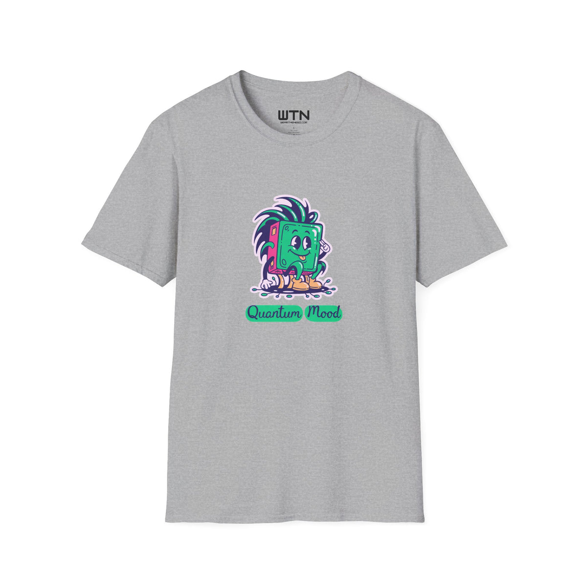 Quantum Mood Chip Mascot Graphic Tee
