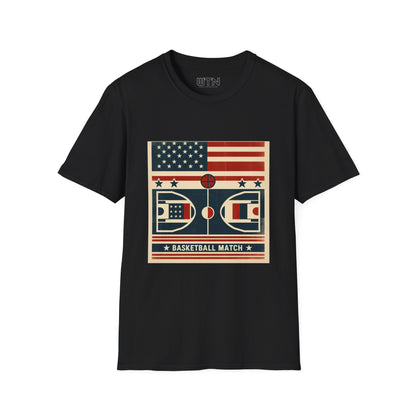 Basketball Vintage Showdown  Inspired Mens Graphic Tee | Womens Graphic Tee | Awesome T Shirts