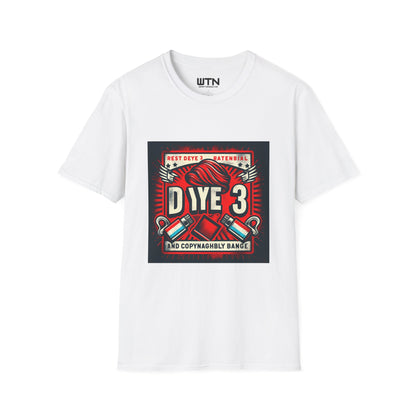 Red dye 3 Inspired Mens Graphic Tee | Womens Graphic Tee | Awesome T Shirts