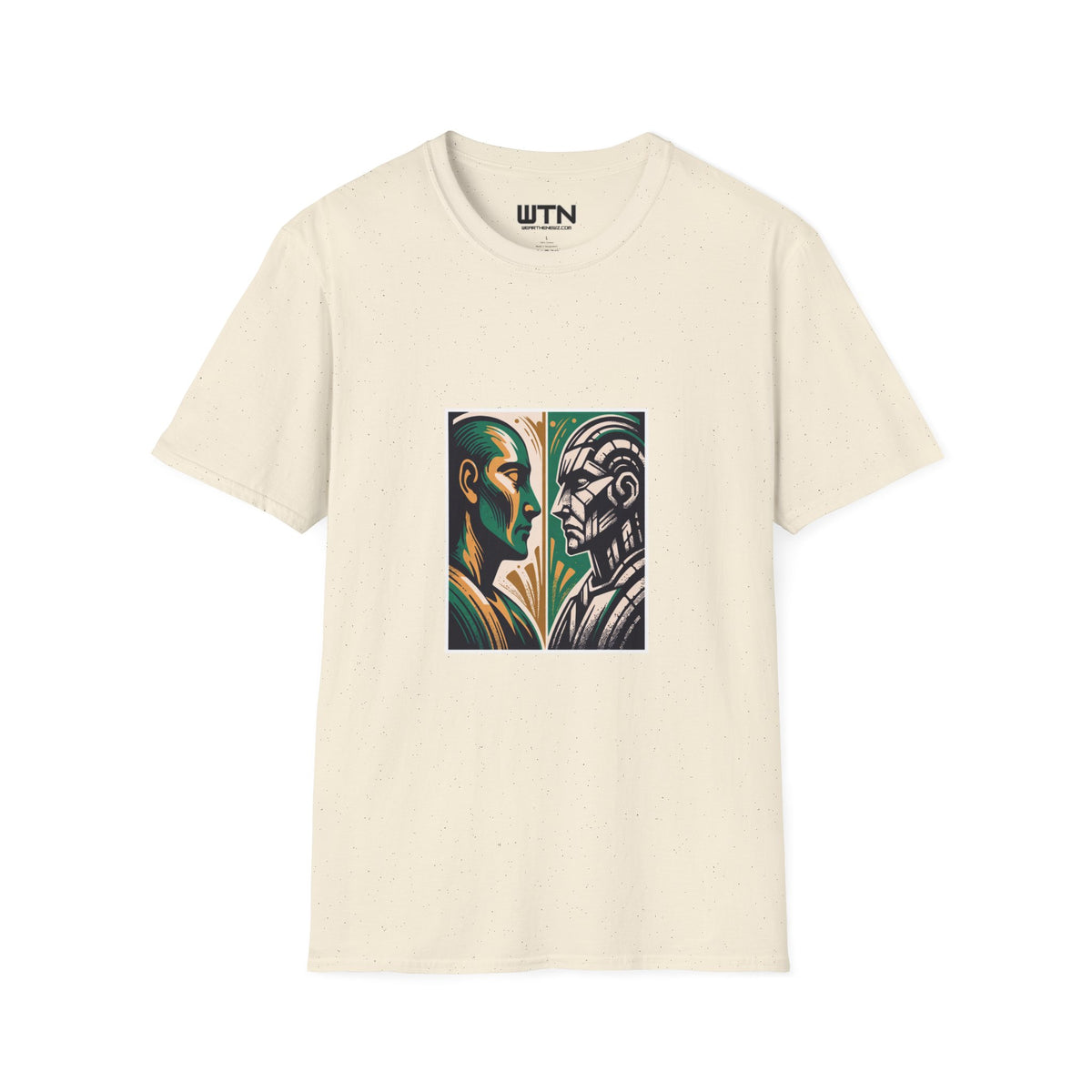 Gallery Duel: AI vs Human Art Deco Art Tee